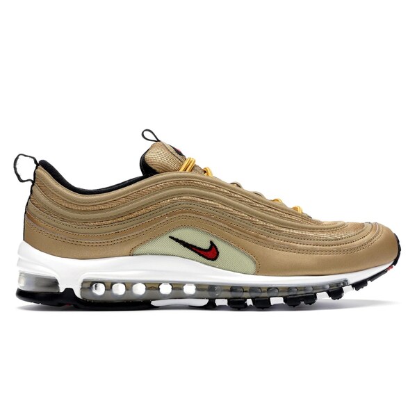 Nike ナイキ メンズ スニーカー 【Nike Air Max 97 Metallic Gold (2017/2018)】 サイズ US_11.5(29.5cm) Metallic Gold/Varsity Red-White-Back｜asty