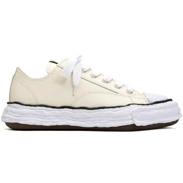 Maison Mihara Yasuhiro ミハラヤスヒロ メンズ スニーカー  【Maison Mihara Yasuhiro Peterson 23 OG Sole Leather Low White】  サイズ US_10(28.0cm) White