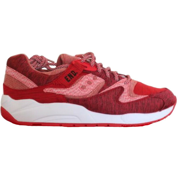 Saucony サッカニー メンズ スニーカー 【Saucony Grid 9000 End Red Noise】 サイズ US_10.5(28.5cm) Red/White|asty