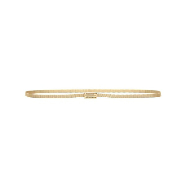 ヴィクトリア ベッカム レディース 三尺帯 付属物 Micro frame belt Gold