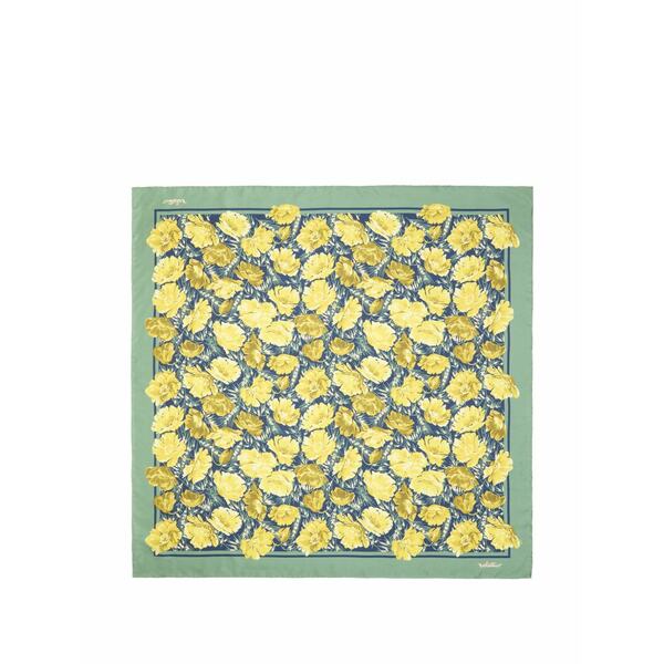 ヴァレンティノ ガラヴァーニ レディース えり巻き・袈裟・えり巻き 付属物  apres l\u0027hiver poppies silk scarf Yellow