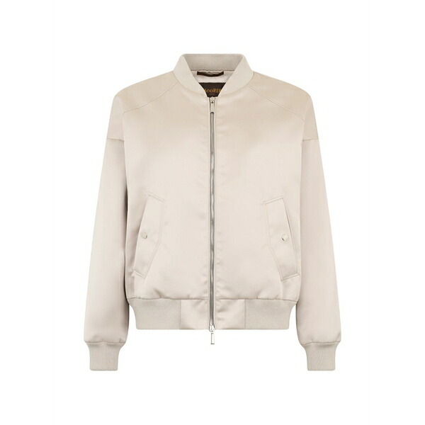 ムーレー レディース 上衣＆上衣 アウター Panelled bomber jacket Neutrals