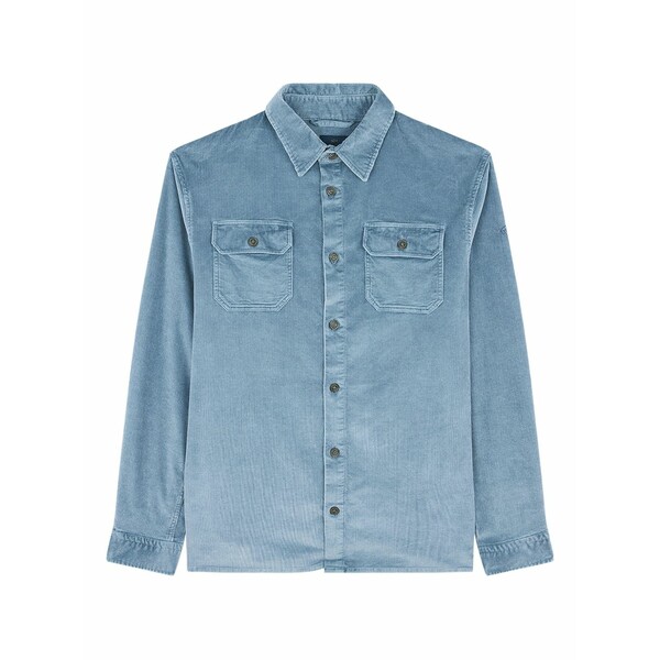 ポールアンドシャーク メンズ プルオーバー トップス Cotton blend shirt Blue