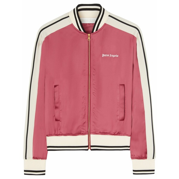 パーム・エンジェルス レディース 上衣＆上衣 アウター Logo-print bomber jacket Pink