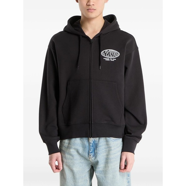 バンズ メンズ パーカー・スウェットシャツ アウター Logo-print hoodie Black