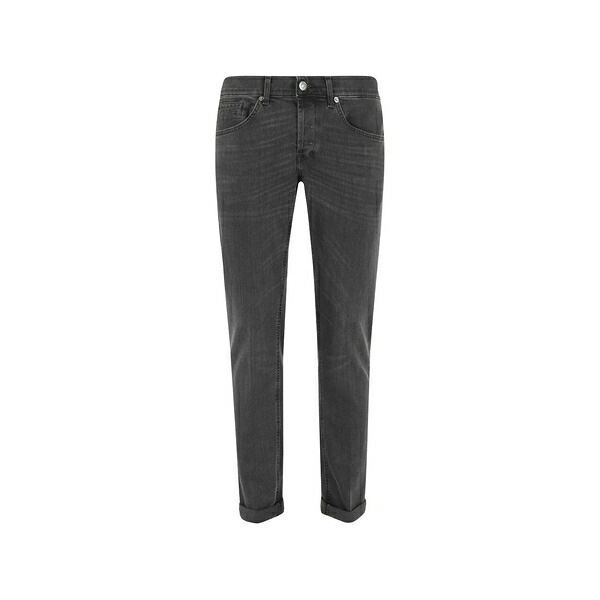 ドンダップ メンズ ジーンズズボン下 ボトムス Tapered jeans Black