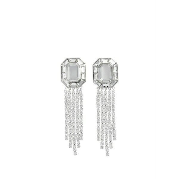 セルフ・ポートレイト レディース ピアス&イヤリング アクセサリー Crystal earrings Silver|asty