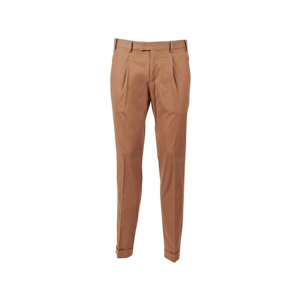 PTトリノ メンズ カジュアルパンツ ボトムス Pleated flap-pocket trousers Neutrals