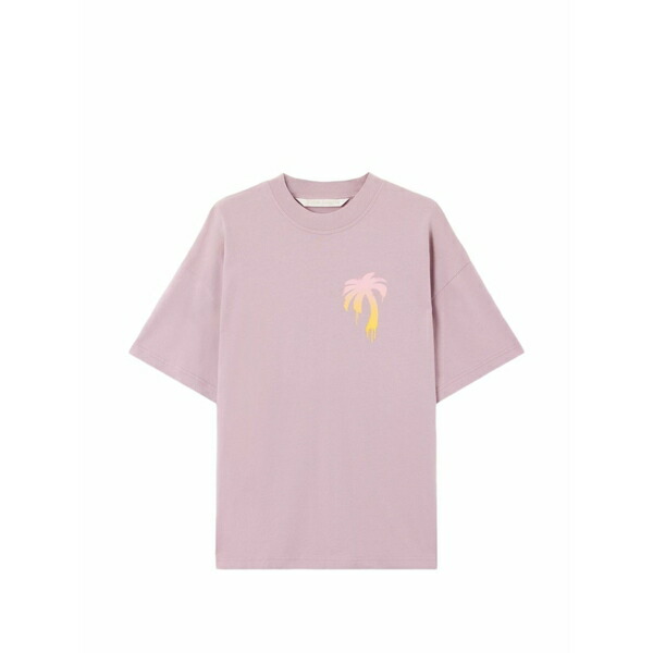 パーム・エンジェルス レディース プルオーバー トップス Palm-graphic t-shirt Purple