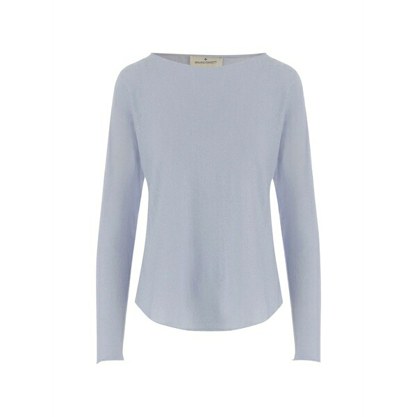 ブルーノマネッティ レディース Tシャツ トップス Boat-neck top Blue｜asty