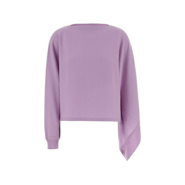 ジル・サンダー レディース 編み物\u0026スウェーター アウター  wool sweater Purple
