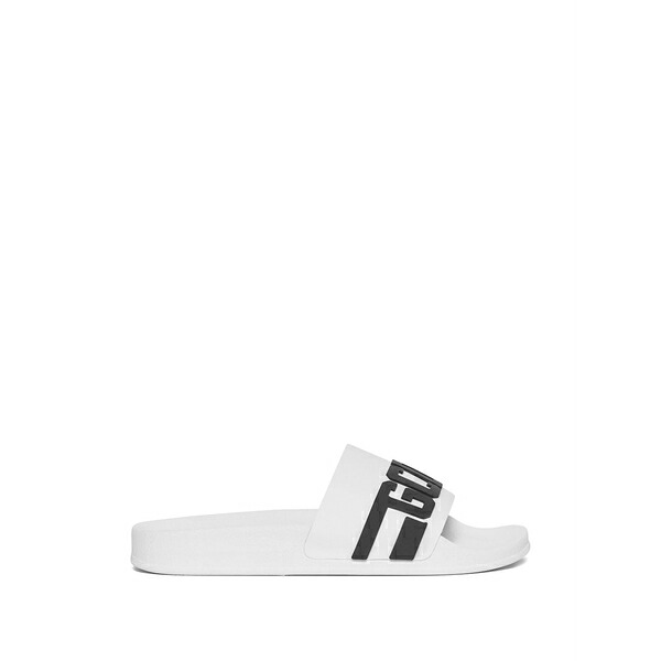 ジーシーディーエス メンズ サンダル シューズ Logo chain pool slides White