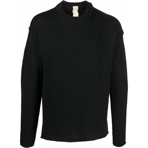 テンシー メンズ 編み物\u0026プルオーバー アウター Crew-neck knitted jumper Black