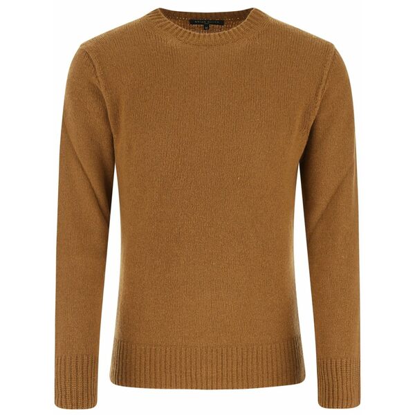 ブライアン・デールズ メンズ 編み物\u0026プルオーバー アウター Crew-neck sweater Brown