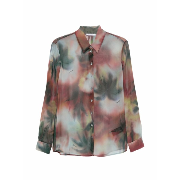 パトリツィア ペペ レディース シャツ トップス Faded print shirt Red
