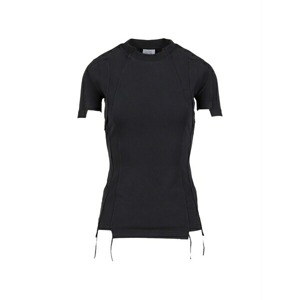 ヴェトモン レディース ティーシャツ トップス Logo t-shirt Black