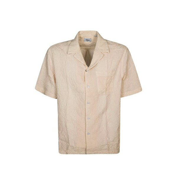 アルテア メンズ シャツ トップス Textured shirt Neutrals｜asty