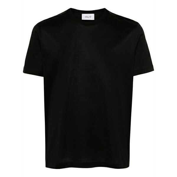 ディーフォーポイントゼロ メンズ プルオーバー トップス Cotton t-shirt  Black