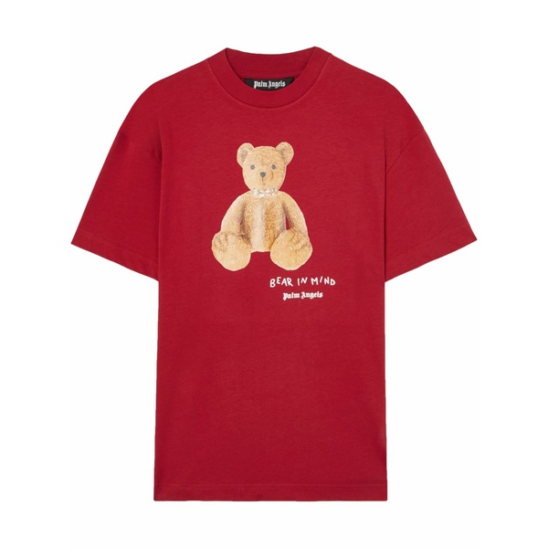 パーム・エンジェルス メンズ プルオーバー トップス Bear インチ mind t-shirt Red