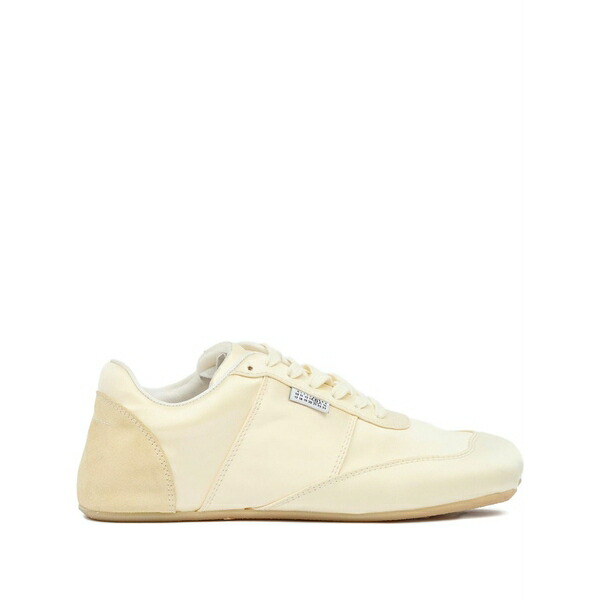 マルタンマルジェラ レディース スニーカー シューズ Lace-up panelled sneakers Neutrals|asty