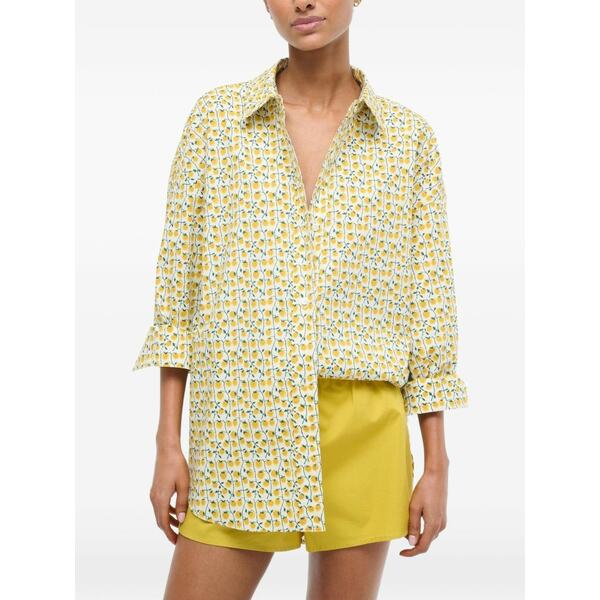 ステゥド レディース シャツ トップス Colton shirt White