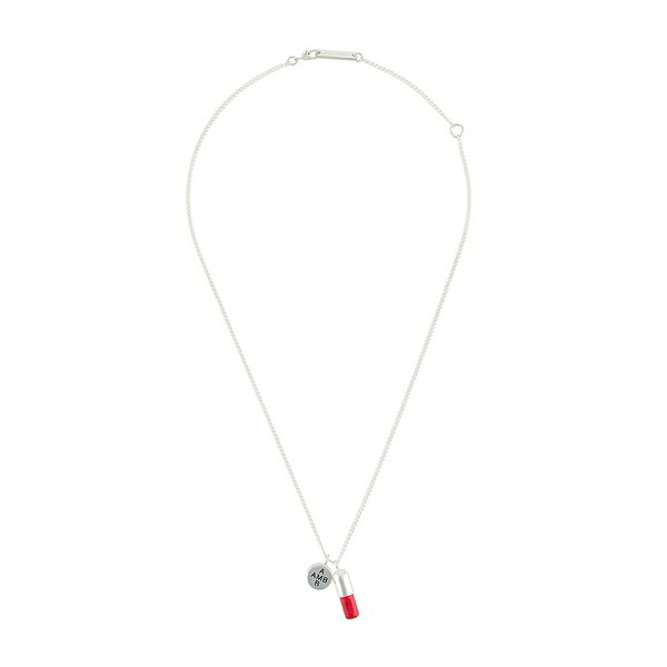 アンブッシュ メンズ 首飾り・チョー鉄道車両 付属物 Pill pendant necklace Silver