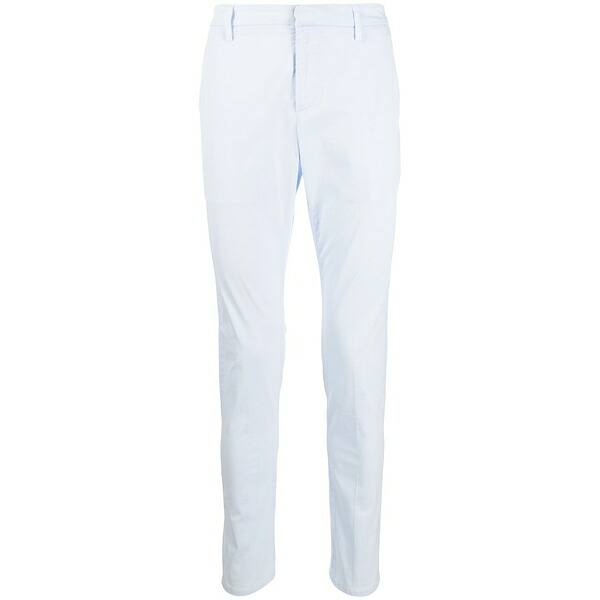 ドンダップ メンズ 心地好いズボン下 ボトムス Slim-fit tailored trousers Blue