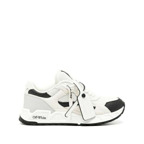 オフホワイト レディース スニーカー シューズ Kick off leather sneakers White｜asty