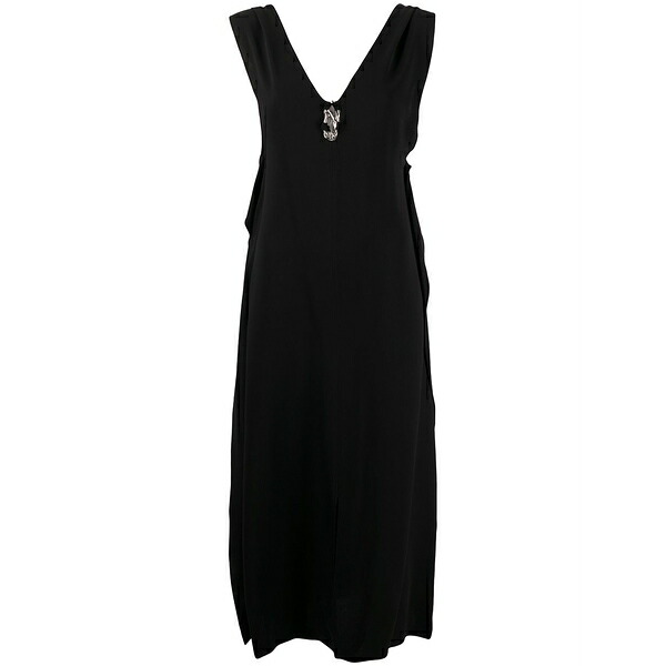 1017 蟻クス 9 エスエム レディース 衣装 トップス V-neck MIDI dress Black