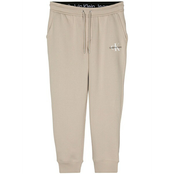 カルバンクライン メンズ 心地よいズボン下 ボトムス Monologo track pants Neutrals
