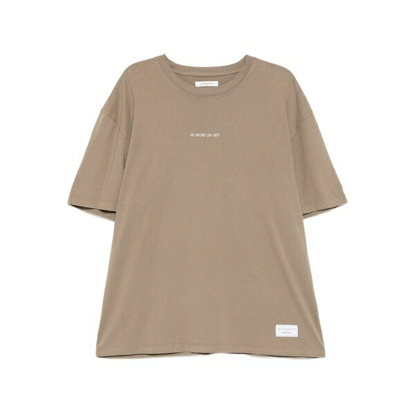 インノミネイト メンズ Tシャツ トップス Silicone logo t-shirt Brown|asty