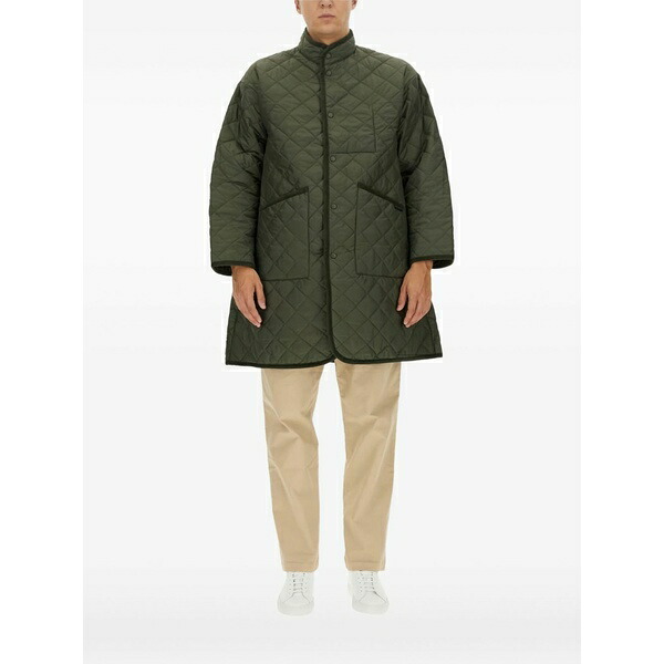 ラヴェンハム メンズ コート アウター Mickfield quilted-pattern coat Green｜asty