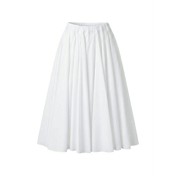 ヌメロ ヴェントゥーノ レディース スコート ボトムス Pleated a-line skirt White