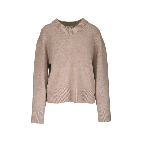 ヴィンス レディース 編み物\u0026ティーシャツ アウター V-neck sweater Neutrals