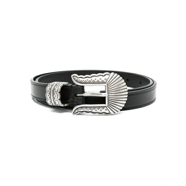 ケイトケイト レディース 三尺帯 付属物 Thin kim leather belt Black
