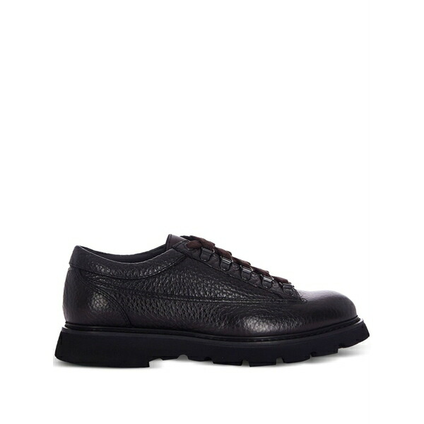 ドンカルズ メンズ お召しものシューズ シューズ Textured lace-up shoes Brown