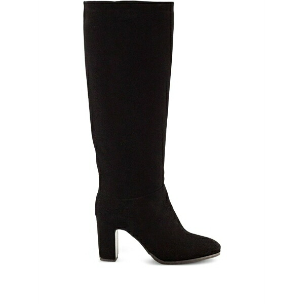 ジュリーディー レディース ブーツ シューズ Suede block-heel boots Black
