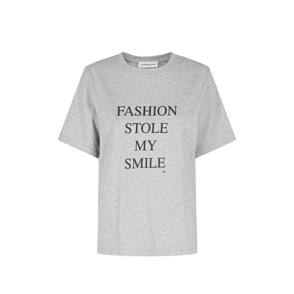 ヴィクトリア ベッカム レディース プルオーバー トップス Crew-neck t-shirt Grey