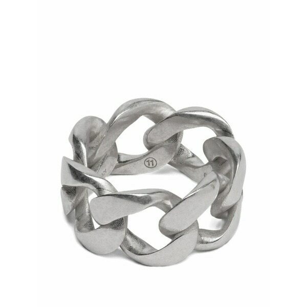 マルタンマルジェラ メンズ 輪っか 佩び物 Chain ring Silver