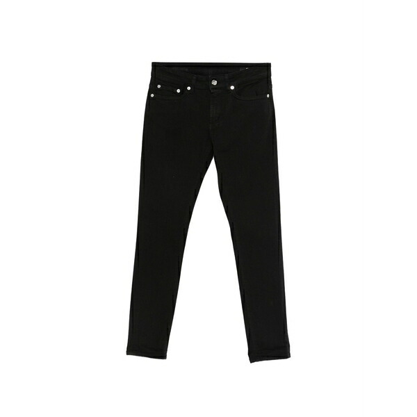 ドンダップ レディース ジーンズズボン下 ボトムス Cotton denim Black