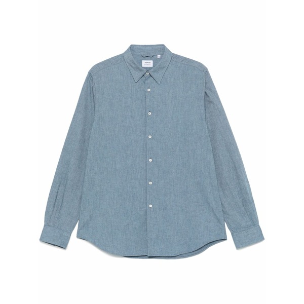アスペジ メンズ シャツ トップス Comma shirt Blue｜asty