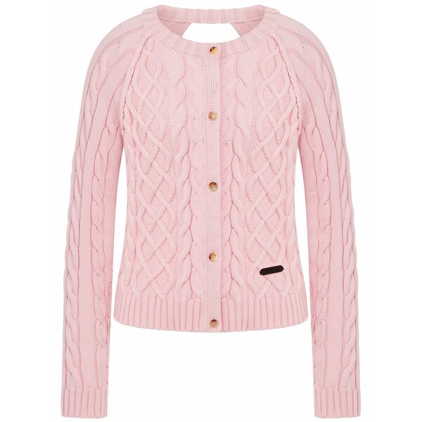 モスキーノ レディース ジレー アウター Backless cardigan Pink