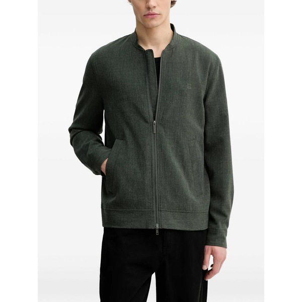 レ ドゥ メンズ 上衣＆上衣 アウター Como reg zip-up bomber jacket Green