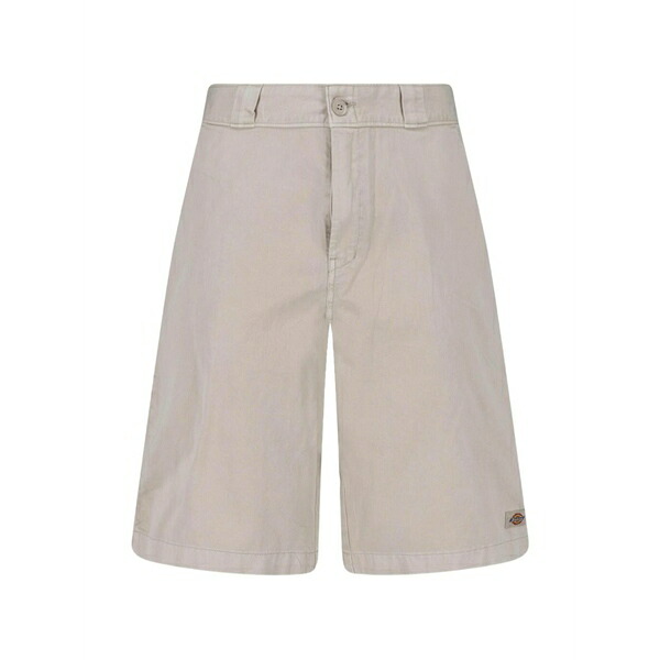 ディッキーズ メンズ カジュアルパンツ ボトムス 247 13-inch logo-patch bermuda shorts Neutrals｜asty