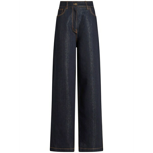 エトロ レディース デニムパンツ ボトムス Lurex-detail jeans Blue｜asty