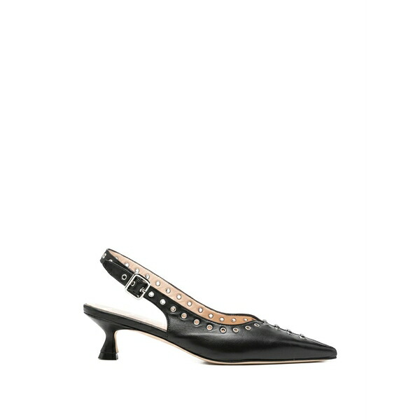 アンナ・エフ レディース パンプス シューズ Eyelet pointed shoes Black