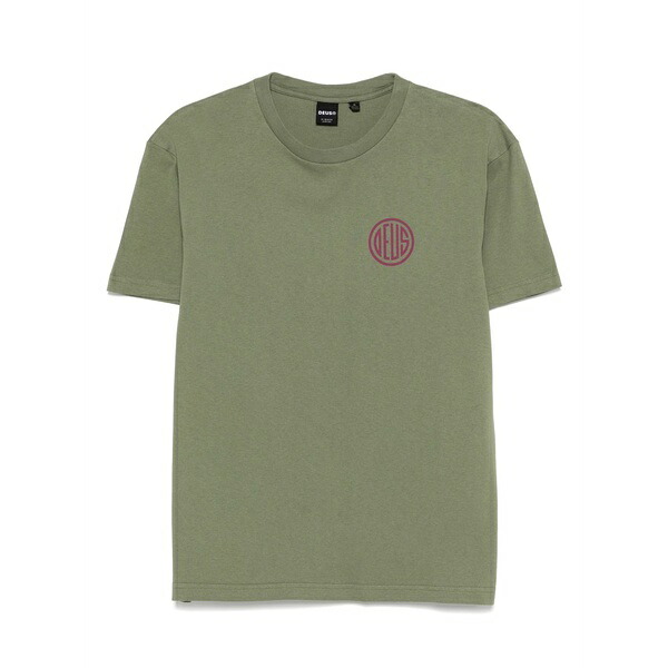 デウス 抽出エキス マキナ メンズ プルオーバー トップス Pill t-shirt Green