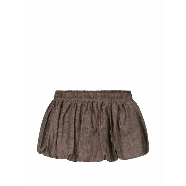 ルドヴィック ド サン 独居室ナン レディース スコート ボトムス Palais gathered skirt Brown
