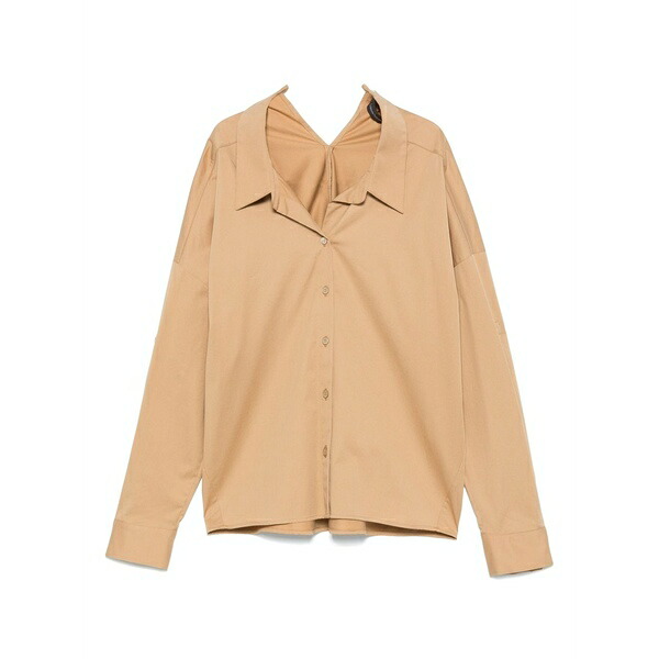 ロレーナアントニアッツィ レディース プルオーバー トップス Twill shirt Brown