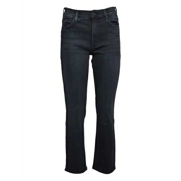 マザー レディース デニムパンツ ボトムス Mid-rise dazzler jeans Black|asty